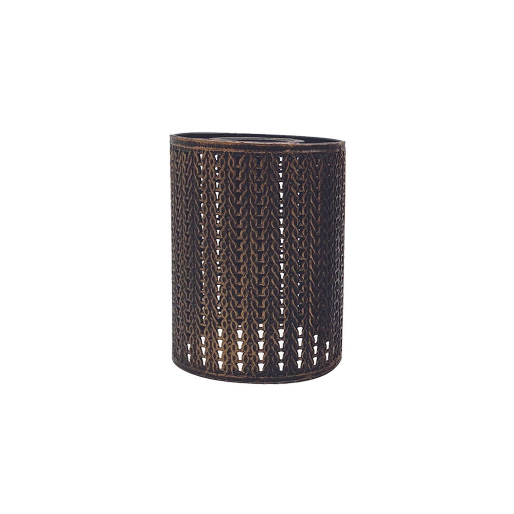 Brushed Copper Contemporary Cylinder Light Shade
