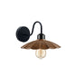 Brushed Copper Umbrella Swan Neck Wall Light