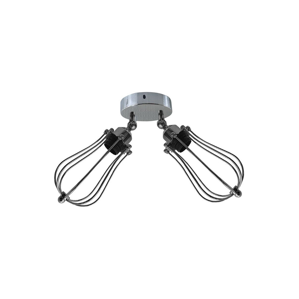 Chrome Flush Mounted Ceiling Lights Home Industrial Lighting