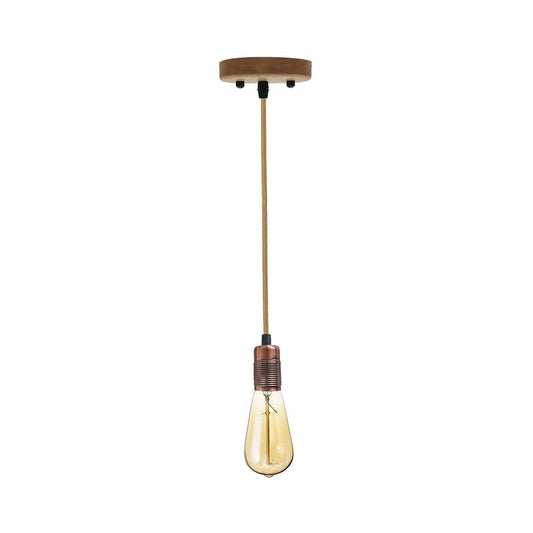 Vintage Hemp Pendant Light
