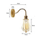French Gold Cage Wall Light