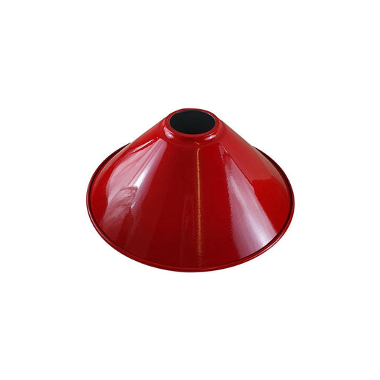Red Cone Industrial Style Light Shade