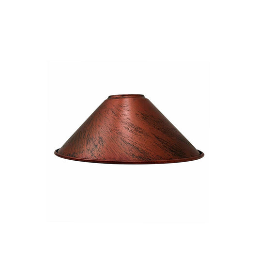 Rustic Red Cone Vintage Style Light Shade